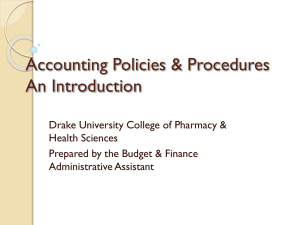 Accounting Procedures June 2013