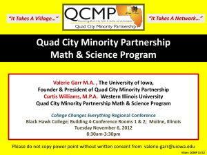 Quad City Minority Partnership Math & Science Program