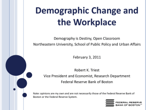 Demographic Change and the Workplace