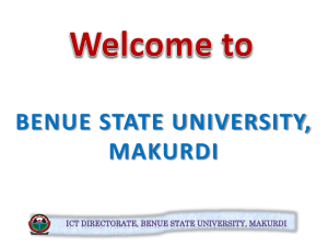 Guide on ICT & Portal Operations - Benue State University, Makurdi