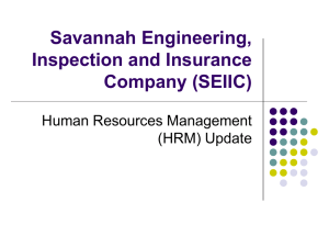 Savannah Engineering, Inspection and Insurance Company