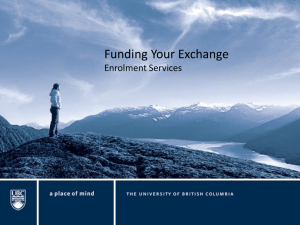 Funding Your Exchang..