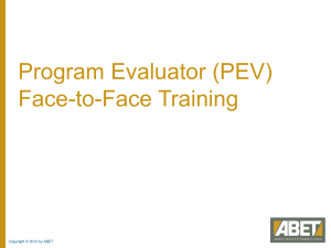 Program Evaluator Training Pilot