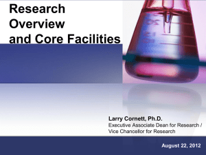 Research Overview and Core Facilities