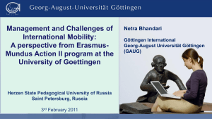 MSc/PhD - The Baltic Sea Region University Network