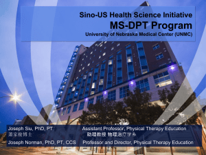 Shanghai Sino-US Health Science Initiative MS