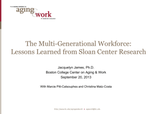 The Multigenerational Workforce: Lessons