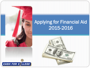 2015-16 Line by Line FAFSA PowerPoint