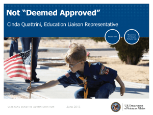 Non-Deemed Approved Programs - National Association of