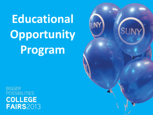 Educational Opportunity Program - suny.edu