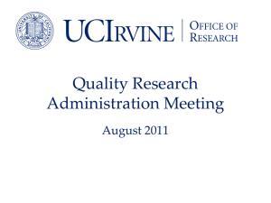 Main Presentation - Office of Research