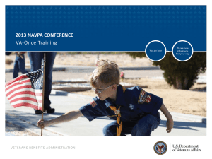 VA-Once - National Association of Veteran`s Program Administrators