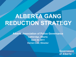 Alberta Gang Reduction Strategy
