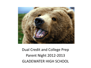 Dual Credit Information Powerpoint