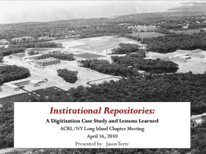 Stony Brook University DSpace: Digital Institutional Repository