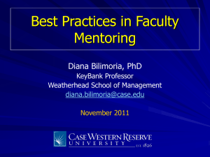 Faculty Mentoring Best Practices