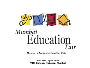 Presentation - Mumbai Education Fair