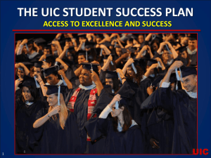 access to excellence and success who are the uic students?
