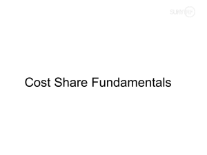 cost sharing