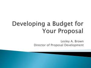 Budget Basics 2014 - Research & Economic Development | UNC