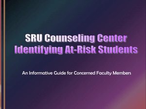 Identifying Students at Risk