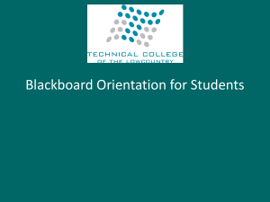 Blackboard Orientation, click here.