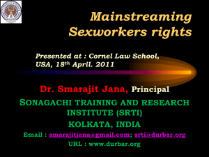 Mainstreaming Sex Workers Rights