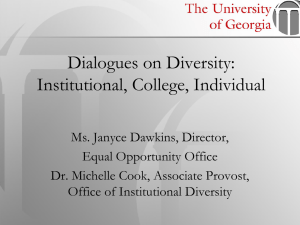 Dialogues on Diversity