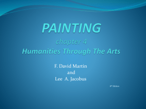 PAINTING chapter 4 Humanities Through The Arts