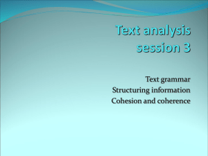 Text analysis week 2