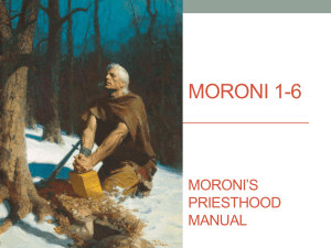 Moroni 1-6