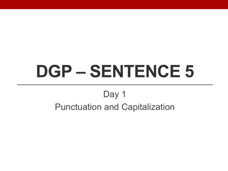 Dgp Sentence Corrections Worksheets