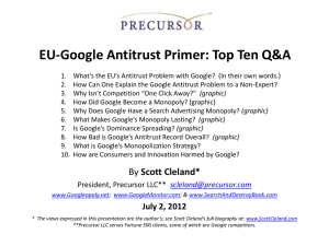 EU-Google Antitrust Primer