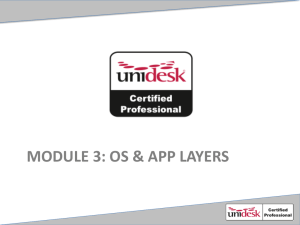 Module 3: OS & App Layers