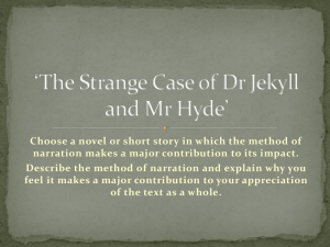 The Strange Case of Dr Jekyll and Mr Hyde - MrsMillar-s5