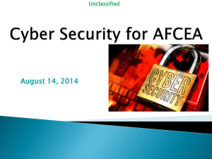 Cyber Security Awareness 101 - AFCEA, Emerald Coast Chapter