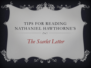 Tips for Reading Nathaniel Hawthorne*s