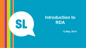 Introduction to RDA (PPTX 1.5 MB)