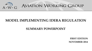 summary powerpoint - Aviation Working Group