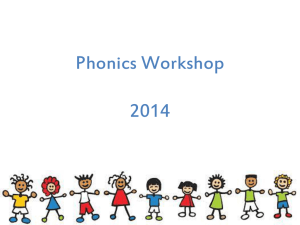 Phonics Workshop ppt