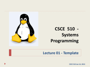 510Lec01-Overview - Computer Science & Engineering