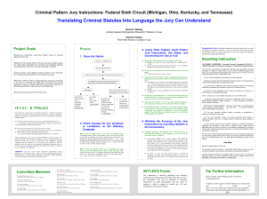 Criminal Pattern Jury Instructions: Federal Sixth Circuit (Michigan