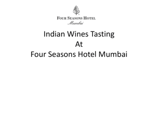 Mumbai tasting profiles...