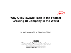 Why QlikView is the fastest growing BI company in the world
