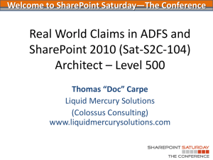Session Title - Liquid Mercury Solutions