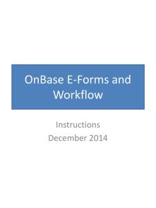OnBase Instructions for Submitting Requests