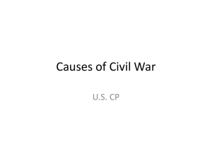 Causes of Civil War
