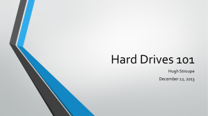 Hard Drives 101 - Idaho PC Users Group