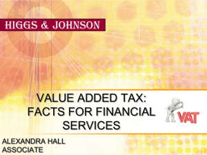VAT - Facts for Financial Services - 17 Dec