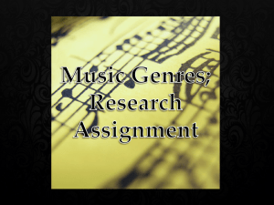 Isabella.K - Music Genres Research Assignment
